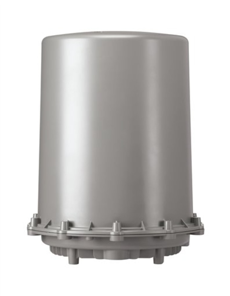 This image provided by Verizon shows an antenna that would be installed on the outside wall of a home that uses Verizon Wireless' new HomeFusion service.
